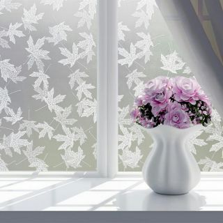 4m Giấy dán kiếng lá trắng khổ 45cm