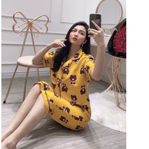 Bộ Ngủ Pijama Lửng Loại 1 Hình Mới Nhất