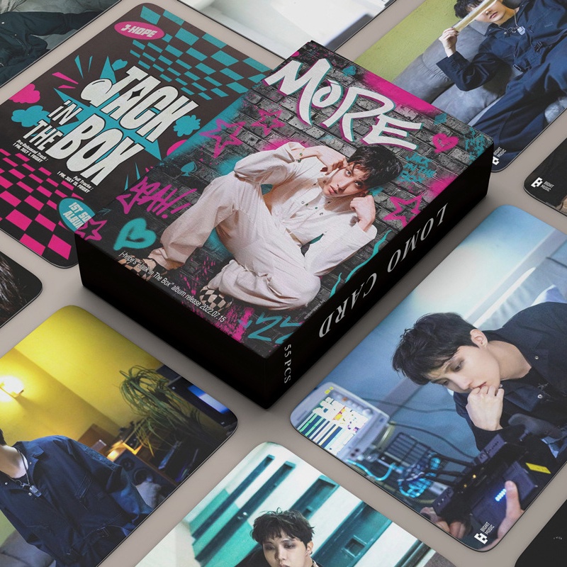 Hộp 55 Ảnh LOMO Card Nhóm Nhạc BTS J-HOPE 2022