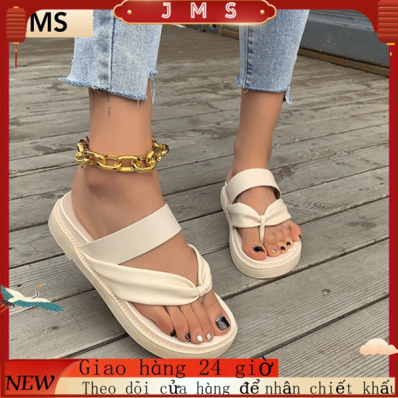 【JMS】Dép Đế Dày Size Lớn Phong Cách Mới Cho Nữ