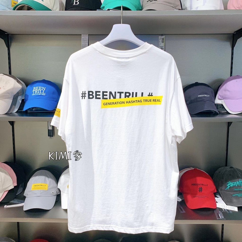 Áo Thun cotton Ngắn Tay In Hình BEENTRILL Thời Trang Dành Cho Nam Và Nữ