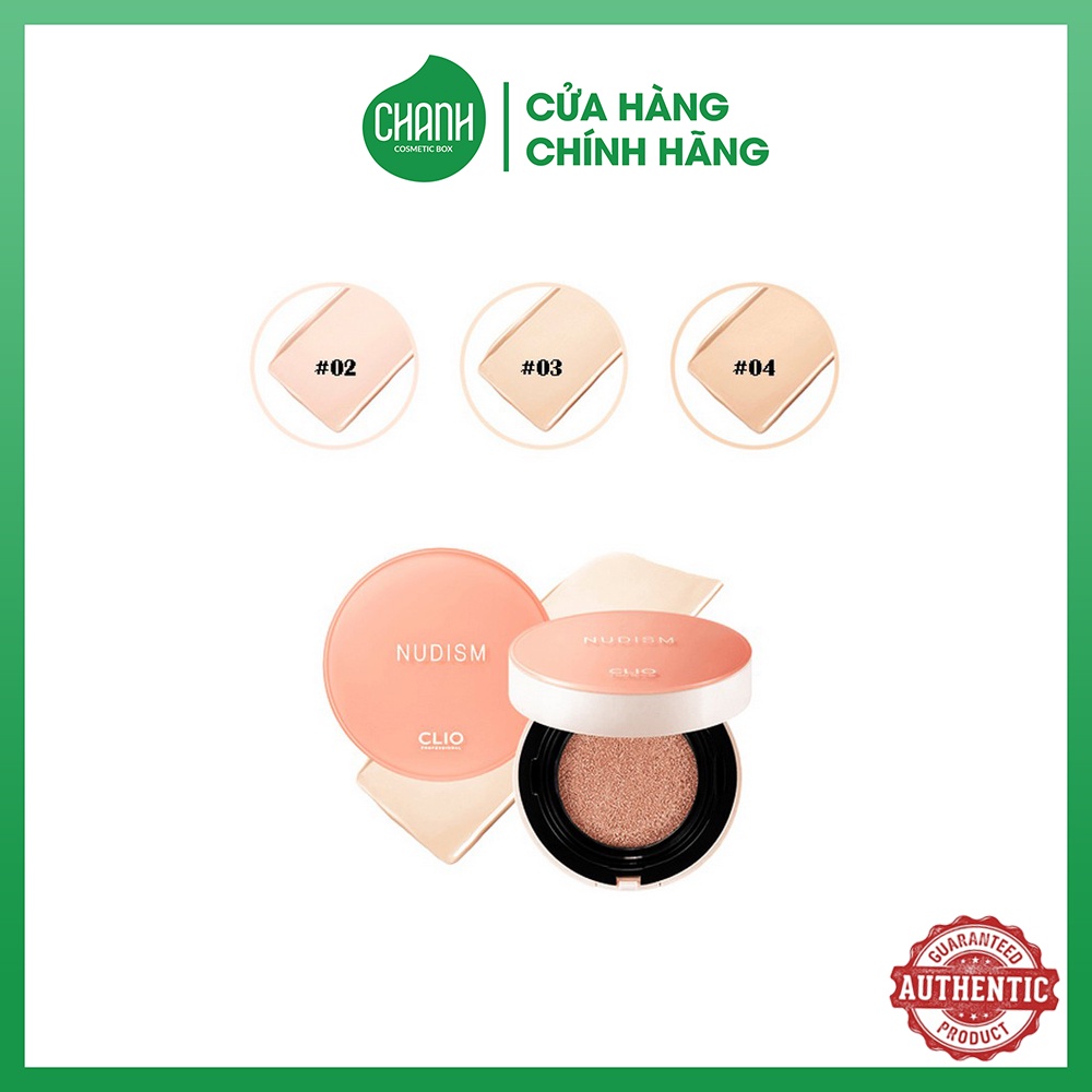 Phấn nước Clio Nudism Hyaluronic Cover Cushion -Kèm Lõi Refill