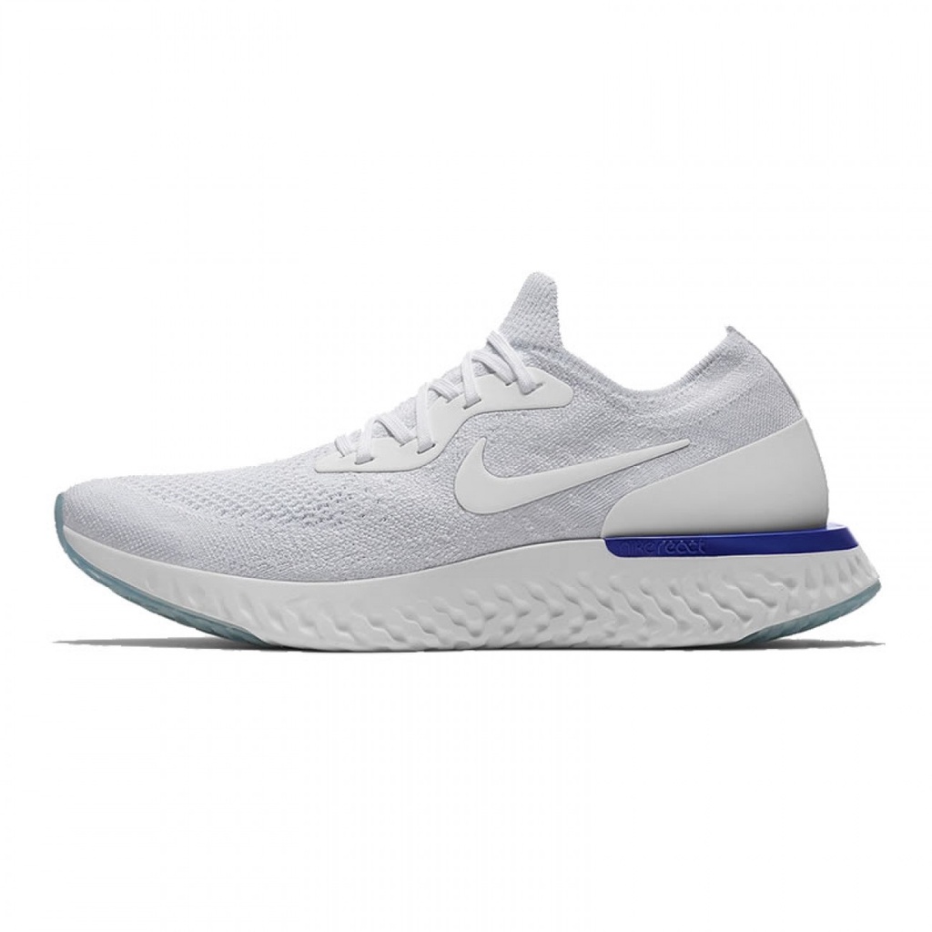 [full box] Giày Sneaker Epic React Flyknit White Blue.-Giày Thể Thao