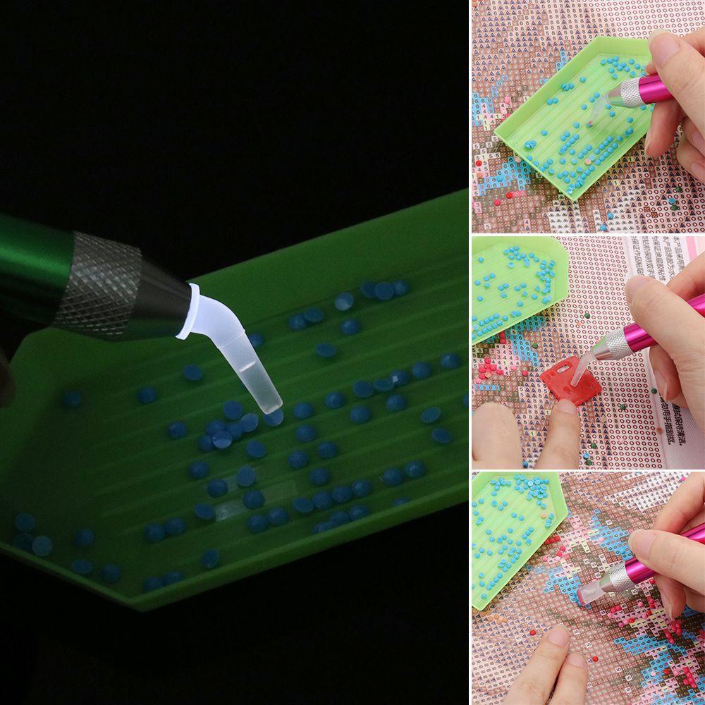 LEISURE Bút Khoan Đèn Dùng Vẽ Tranh Pha Lê DIY