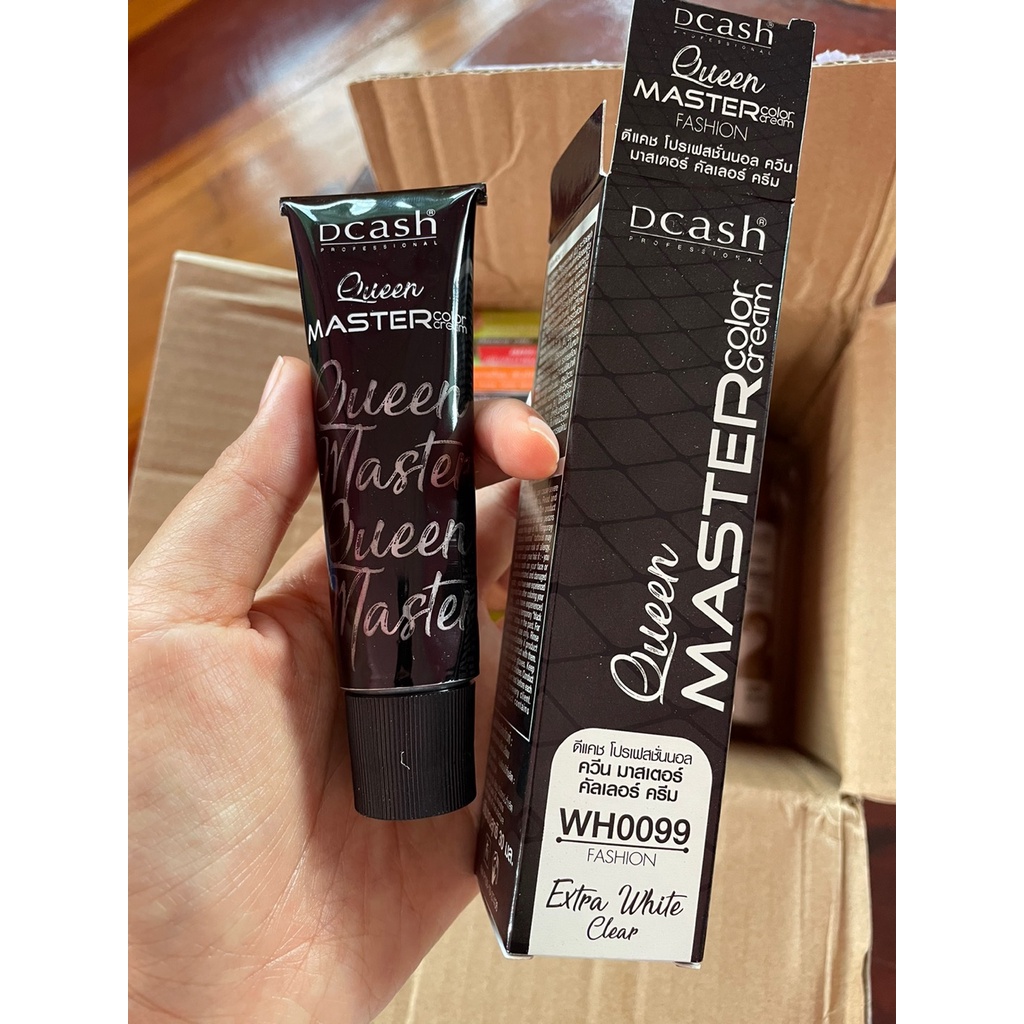 Kem màu nhuộm tóc đậm đặc Dcash Queen Master Color Cream 30ml - Thái Lan
