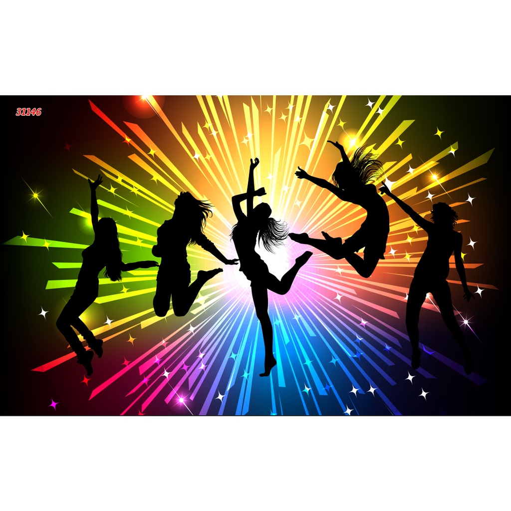 Tranh 3D DánTường Giành Cho Quán Karaoke, Quán Hát