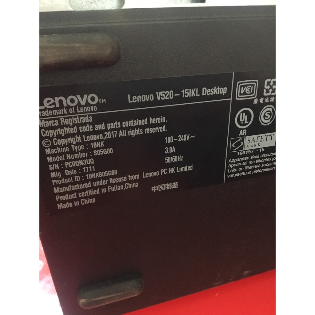 Thùng PC văn phòng Lenovo ThinkPad V520 - 15IKL G4400, RAM 8G, HDD 1TB chính hãng như mới