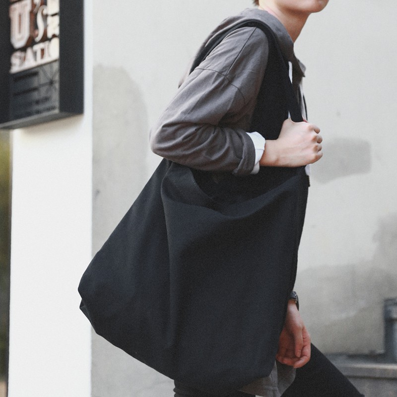 Túi đeo vai IELGY vải canvas cỡ lớn thời trang xinh xắn cho nữ