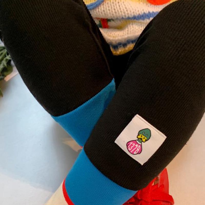 Quần Legging Lưng Cao Co Giãn Phong Cách Hàn Quốc Cho Bé Gái