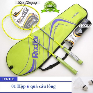 Bộ Vợt Cầu Lông Rodler - 2 Chiếc Tặng 3  Cầu
