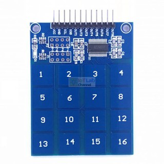 Module cảm ứng điện dung 16 kênh 4×4 TTP229