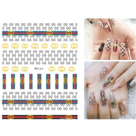 sticker thương hiệu trang trí nail