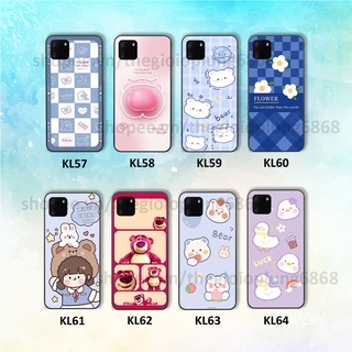 Ốp Realme C11 2020 in hình caro gấu vịt cute dễ thương, đầy đáng yêu