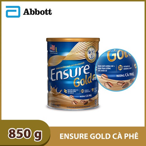 Sữa Bột Ensure Gold Hương Cà Phê 850g