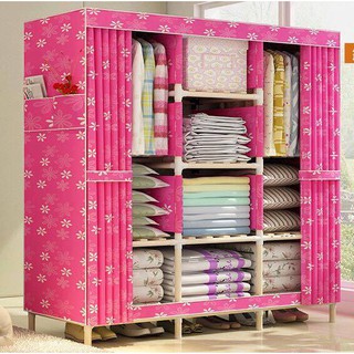 Tủ vải khung gỗ cao cấp