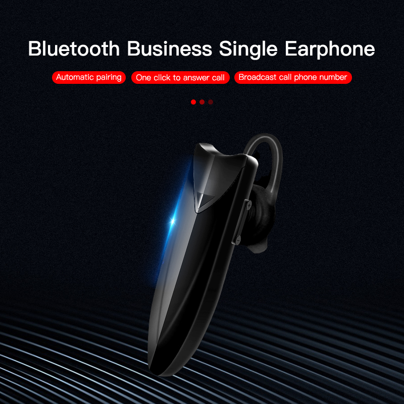 KUULAA Macaron Wireless Single Ear 5.0 Bluetooth Headset