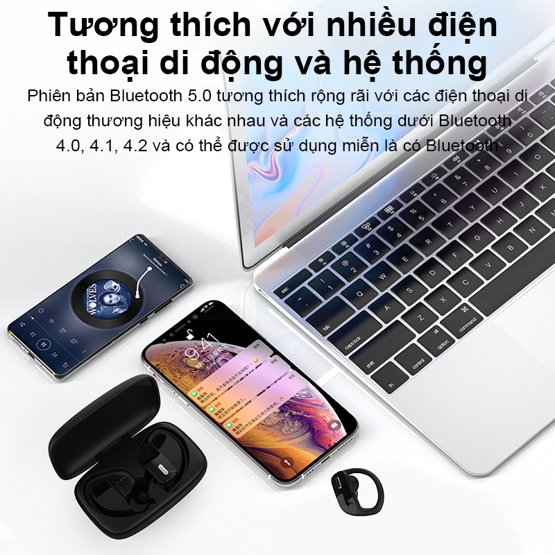 Tai Nghe Không Dây Bluetooth Newmsnr T17 IPX5 Chống Thấm Nước Chất Lượng Cao
