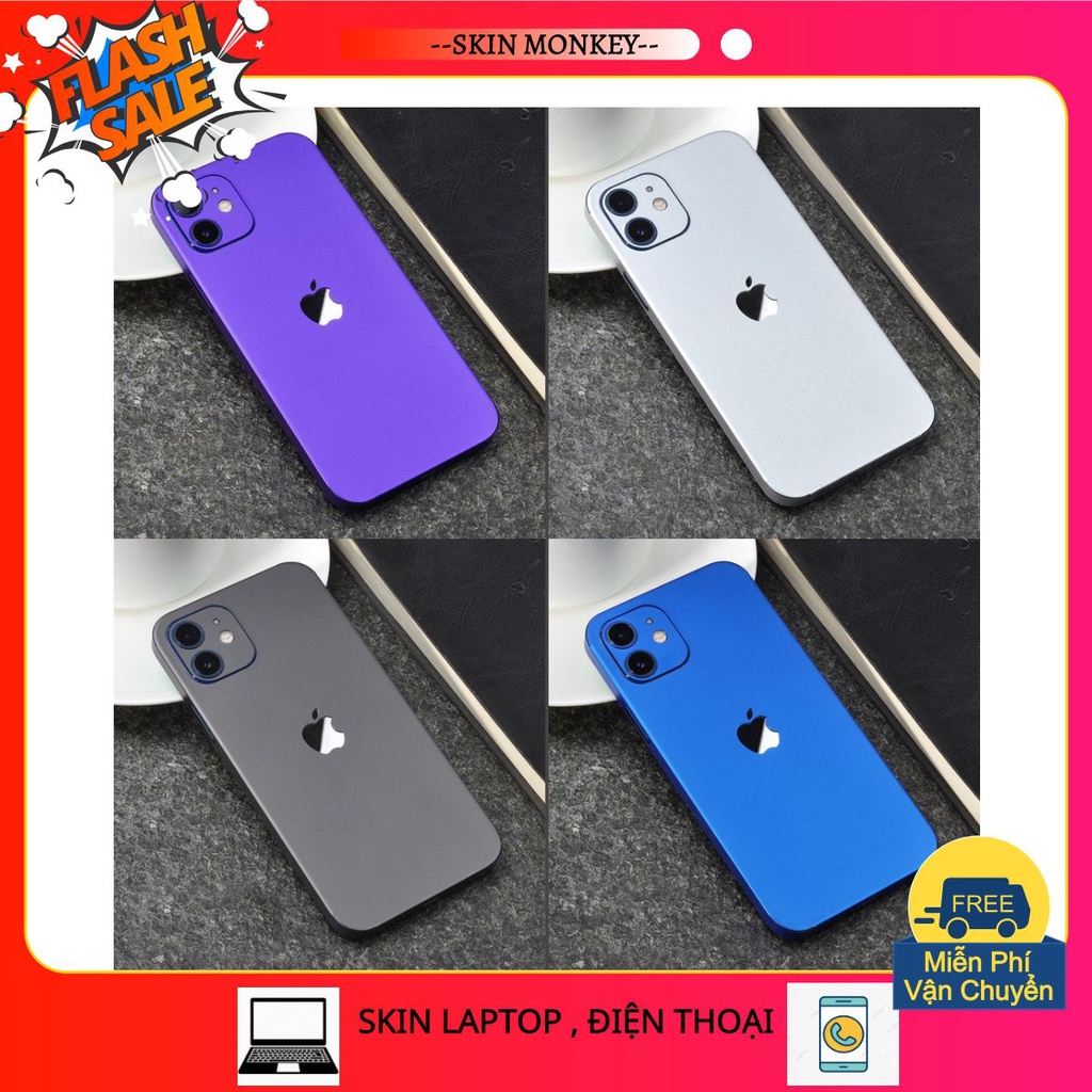 skin dán full lưng và viền iphone 12 mini , iphone 12 , 12 pro , 12 pro max