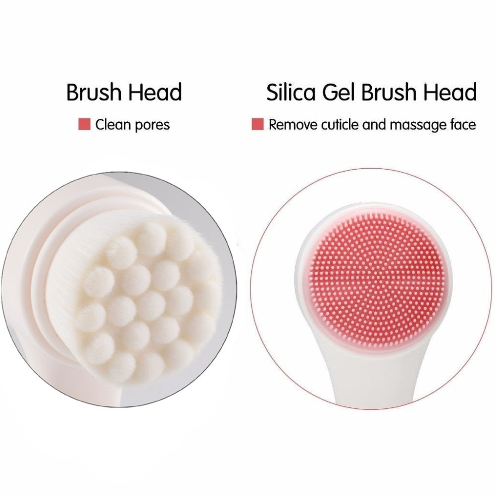 [Hàng mới về] Cọ silicon mềm rửa mặt chống thấm nước chăm sóc da mặt cho nữ