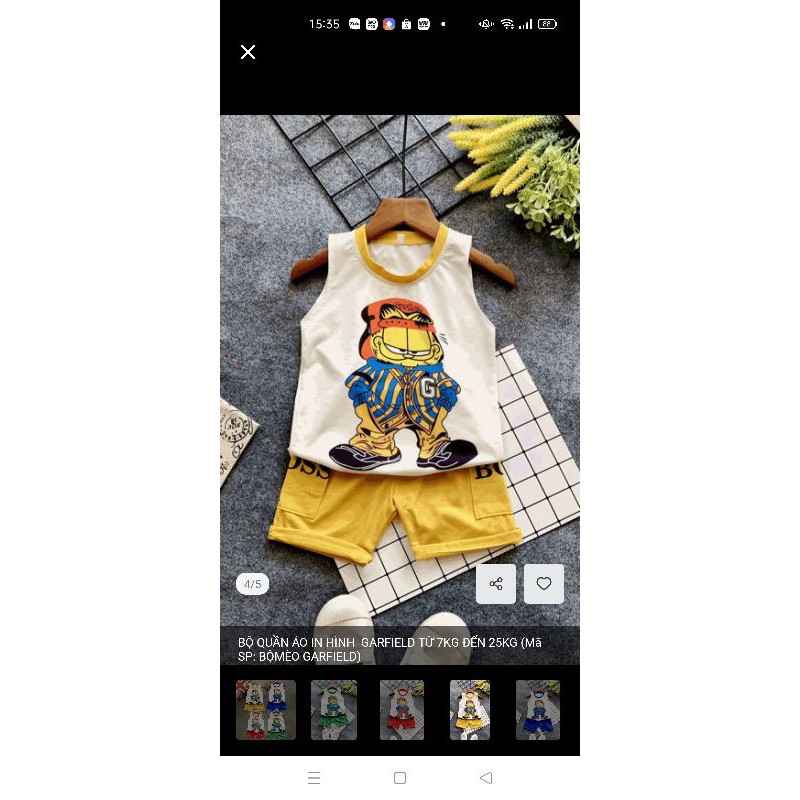 Bộ mèo thun cotton 100%