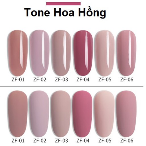 Sơn Gel AS | Mã ZF | Hoa Hồng