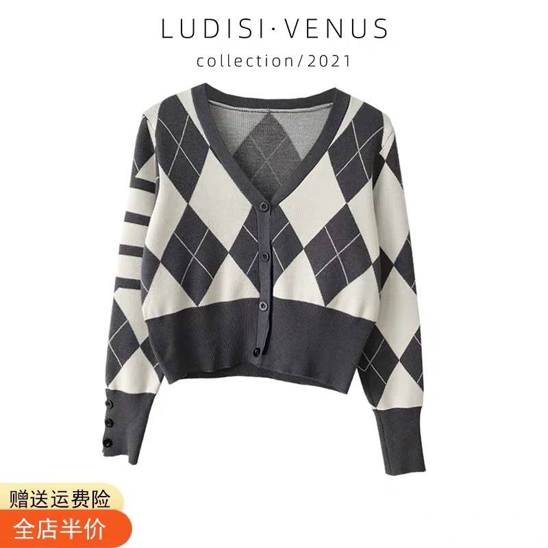 Áo khoác len freesize cardigan thu đông phong cách hàn quốc ziczac | BigBuy360 - bigbuy360.vn