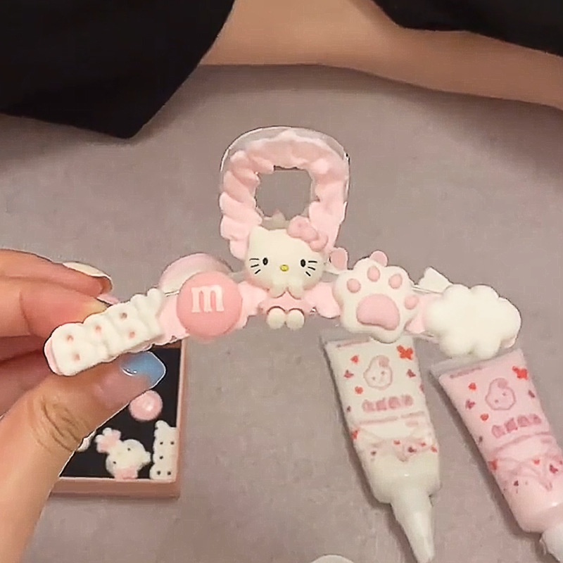 Set kẹp tóc cặp tóc tự làm bằng kem keo (handmade) keo bọt biển decorchina-phong cách hàn quốc hottrend