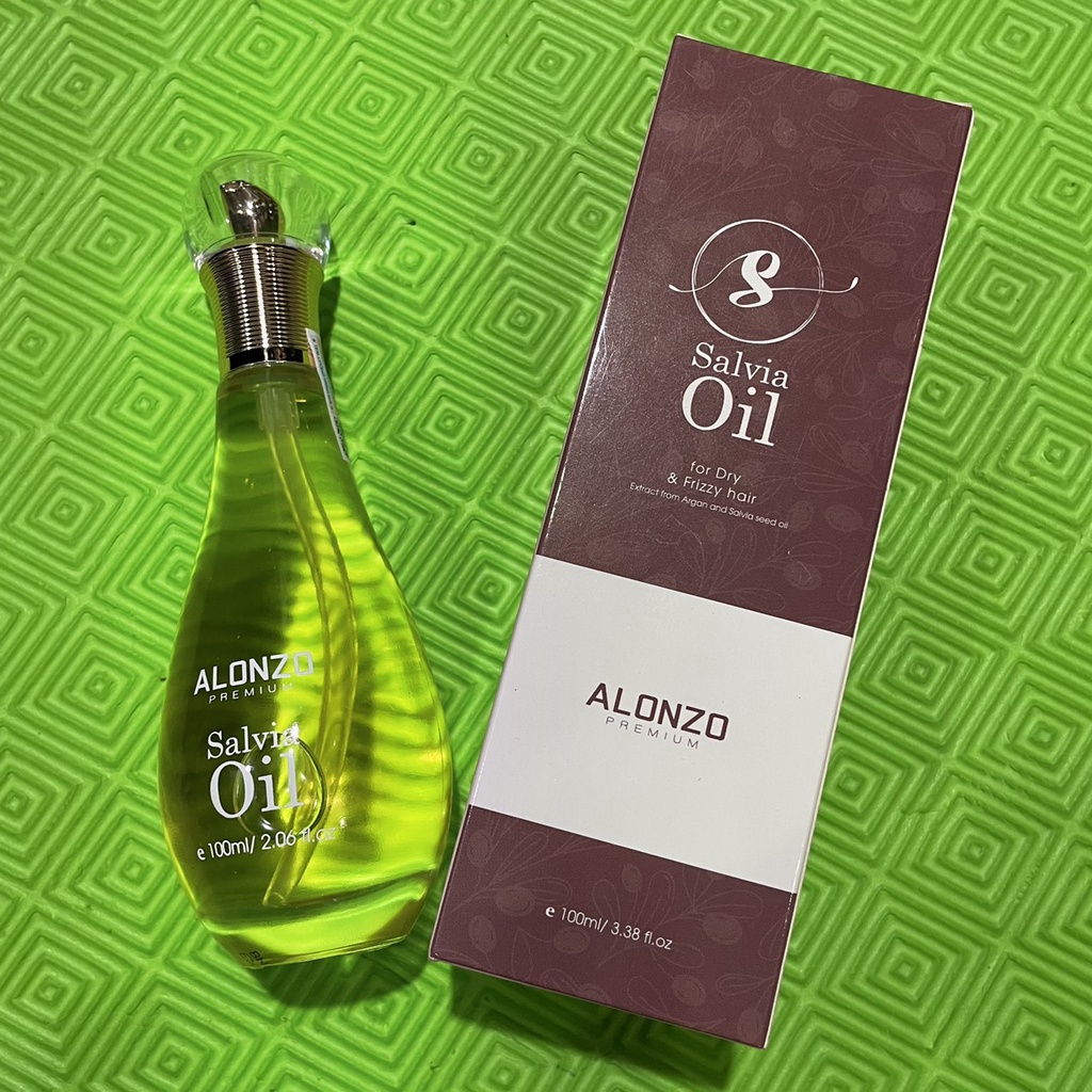 Tinh dầu dưỡng Alonzo Premium Salvia Oil cho tóc khô xơ và chẻ ngọn 100ml