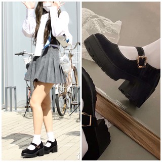 (FREESHIP- SẴN ) GIÀY JENNIE GIÀY MARY JANE LOLITA NỮ ĐẾ CAO PHONG CÁCH NHẬT BẢN