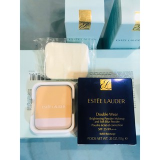 Lõi Phấn Phủ Estee Lauder Double Wear Brightening Makeup spf 25 Pa+++  Refill 10G - Màu 3W0 🎁 TẶNG MASSCARA LAUDER