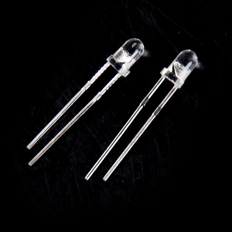 COMBO 10 Bóng Led 3MM Sáng Trắng Siêu SángLed đơn 3mm màu trắng trong