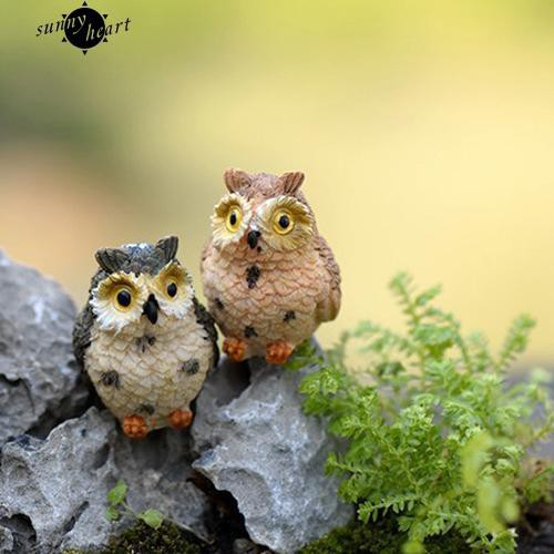 Cú trang trí nhà búp bê