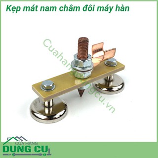 Kẹp mát nam châm đôi máy hàn