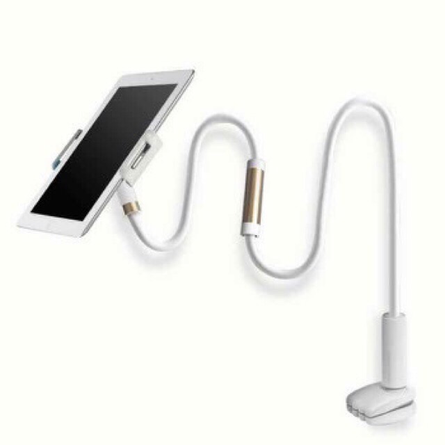 [ CHÍNH HÃNG KAKU ] Giá đỡ kẹp Ipad máy tính bảng điện thoại xoay 360 độ trên bàn giường tiện lợi