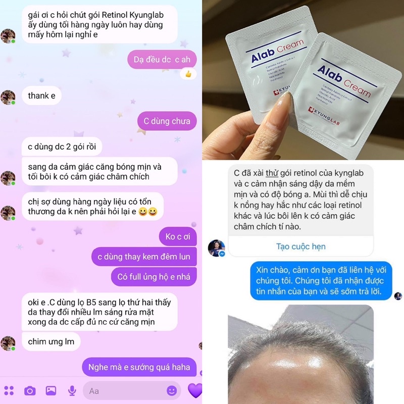 Kem dưỡng Retinol Alab Cream Kyung Lab 30ml thế hệ mới phục hồi dưỡng trắng da ngừa mụn,chống lão hóa xóa thâm nám-Shina
