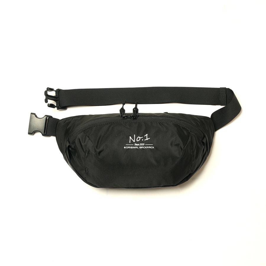 Balo đi học 🍀FREESHIP🍀 [XUẤT XỊN NHÀ MÁY 2020] Túi Đeo Chéo Thời Trang No.1 Waist Bag Black