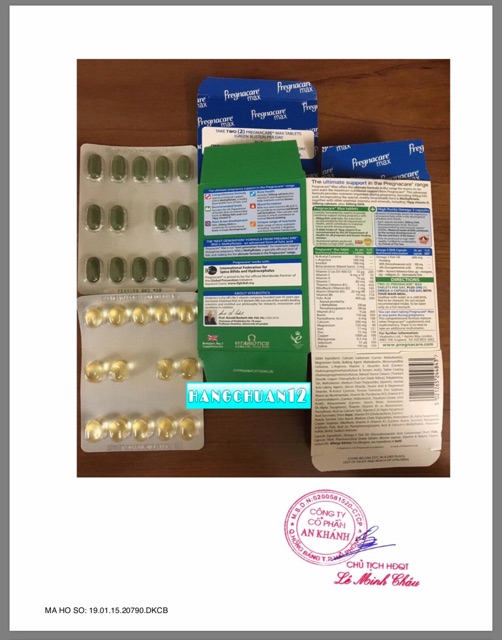 Pregnacare max – Vitamin Tổng hợp dành cho Bà bầu