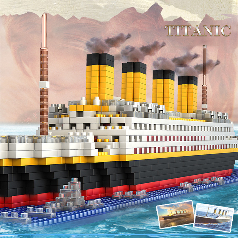Bộ mô hình lắp ráp 1860 mảnh GOROCK hình tàu titanic độc đáo