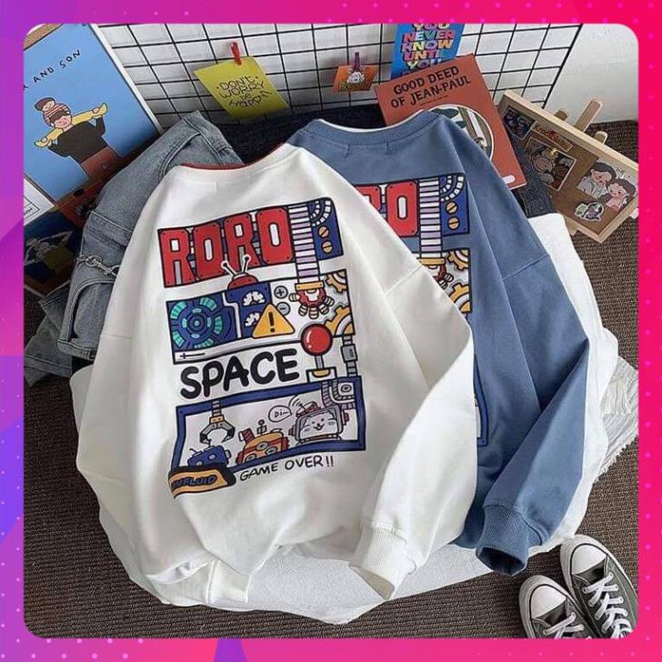 Áo Sweater Nỉ Bông Unisex RORO [ FREESHIP ] form nam nữ unisex ❤️ Jaystoree ❤️ | BigBuy360 - bigbuy360.vn