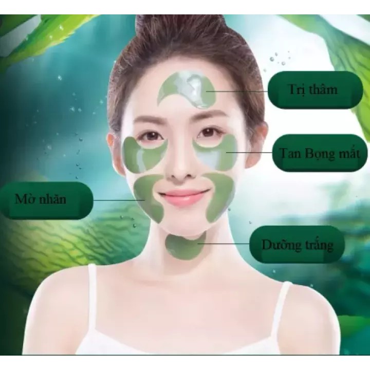 Hộp 60 Miếng Mặt Nạ Dưỡng Mắt, Giảm Quầng Thâm, Bọng Mắt, Nhăn Mắt Của Bioaqua | BigBuy360 - bigbuy360.vn