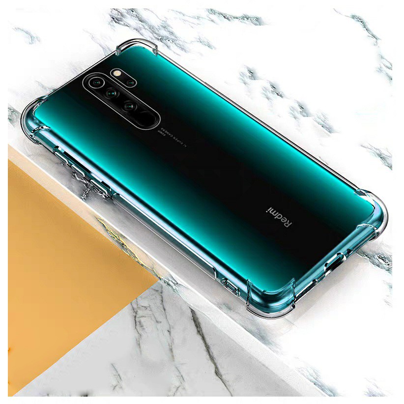 Ốp lưng Redmi Note 8 Pro / Note 9s / Note 10 Pro / Note 11 Pro / Note 12 Pro 5G dẻo trong lồi 4 góc hạn chế ố vàng