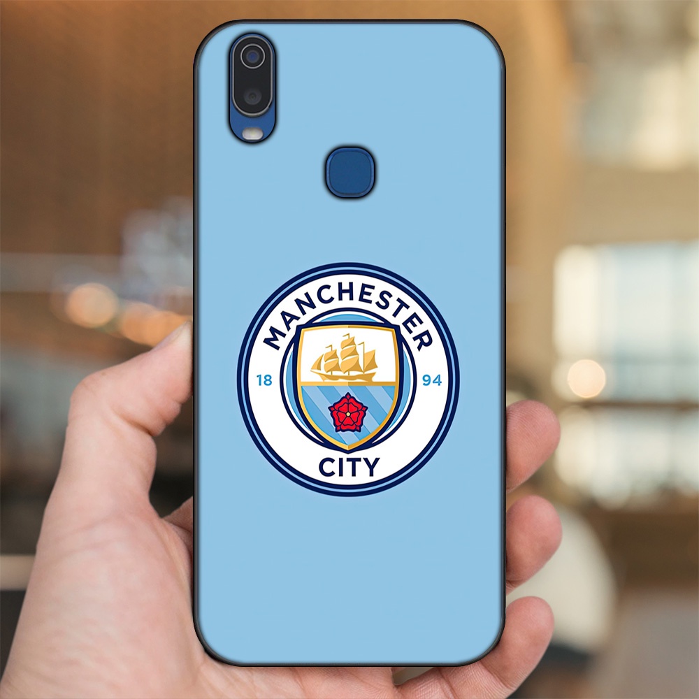 Ốp lưng Vivo Y11 viền đen in hình Manchester City MC