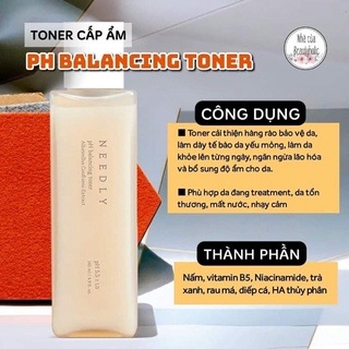 Toner cân bằng cấp ẩm NEEDLY PH BALANCING TONER