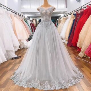 Váy màu xám khói ảnh thật 100% chụp tại shop............................................................................