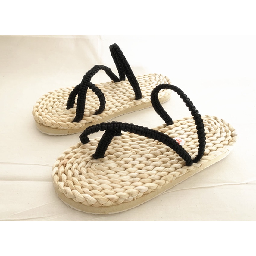 Dép Cói Đan Lát Hình Nhân Vật Luffy Trong One Piece Thời Trang Cá Tính Dành Cho Cặp Đôi