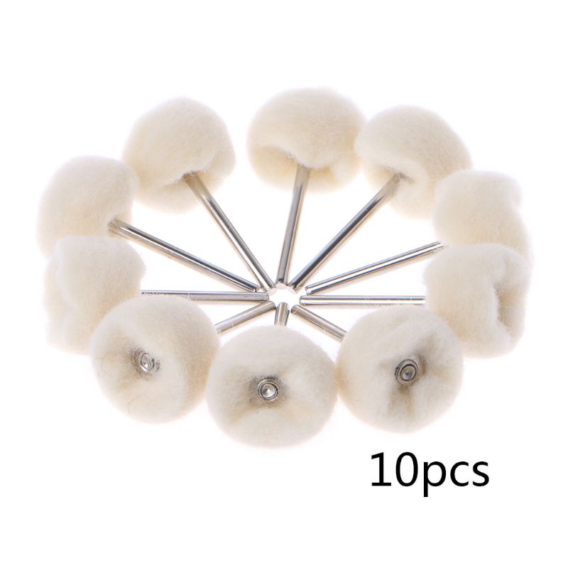 Set 10 Đầu Len Đánh Bóng 1 / 8 &quot;Tiện Dụng