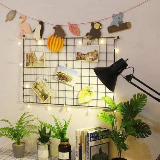 Tấm Lưới Trang Trí Treo Tường,Tấm Lưới Thép Lắp Ghép loại 1 ( Tặng đinh 3 chân)