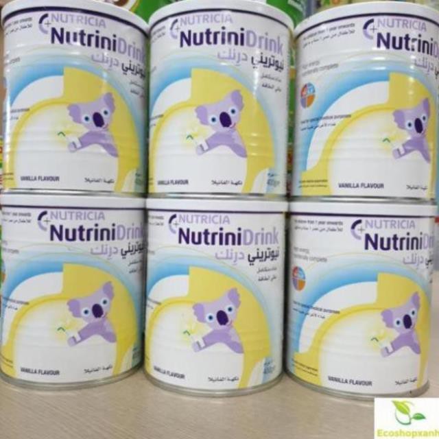 Combo 6 Lon Sữa bột NutriniDrink nhập khẩu nguyên lon từ Đức 400g DATE 2021