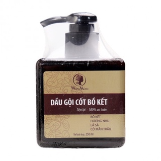 Dầu gội cốt bồ kết Wonmom 250ml giúp tóc đen, óng mượt