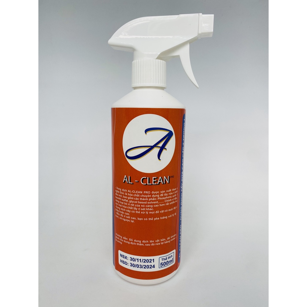 Bình Xịt Cao Cấp AL-Clena Pro 500ML tẩy rửa,Nấm,Mốc Tường Nhà, Phòng Tắm,Nhà,Bếp,Tẩy Dầu Mỡ,Nước Tẩy Đa Năng,siêu sạch